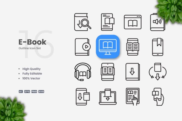 E-Book Icons: Graphics for Real Business Use