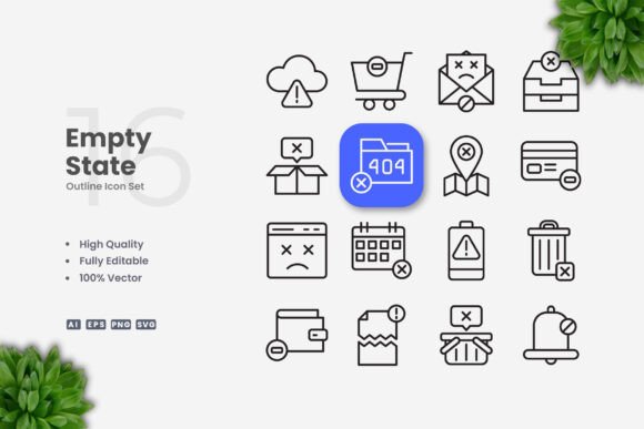 Empty State Icons Review