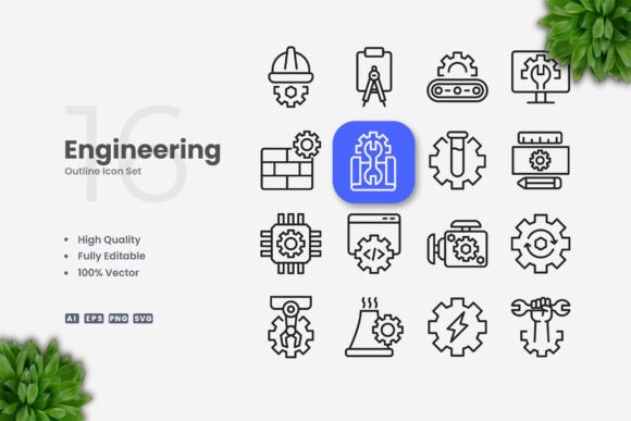 Engineering Icons: Graphics for Modern Design