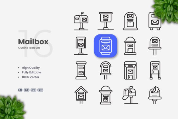 Mailbox Icons: Graphics and Icons for Modern Design