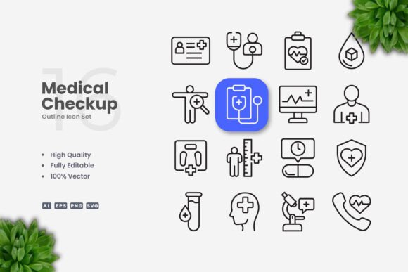 Medical Checkup Icons Review
