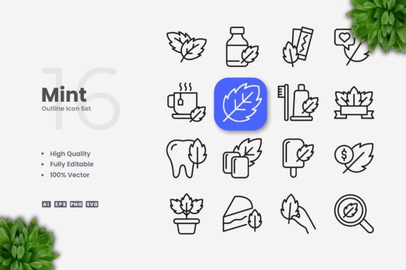 Mint Icons: Graphics for Simple Branding