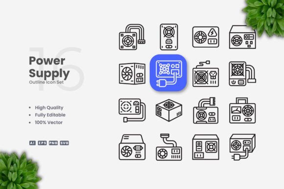 Power Supply Icons Review