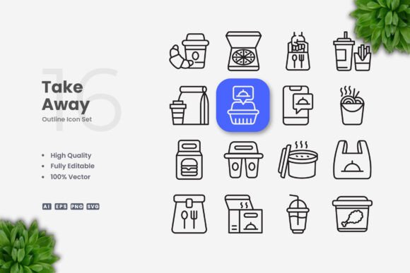 Takeaway Icons for Creative Crafting