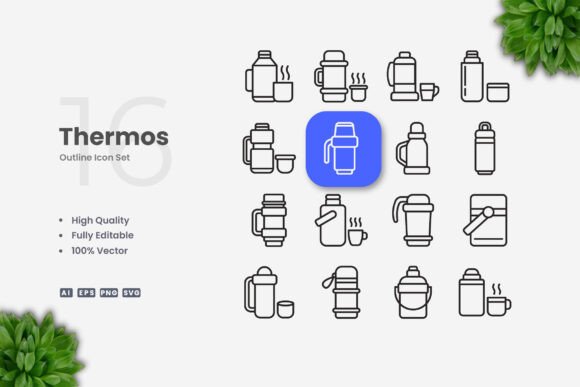 Thermos Icons: Graphics and Icons for Modern Design